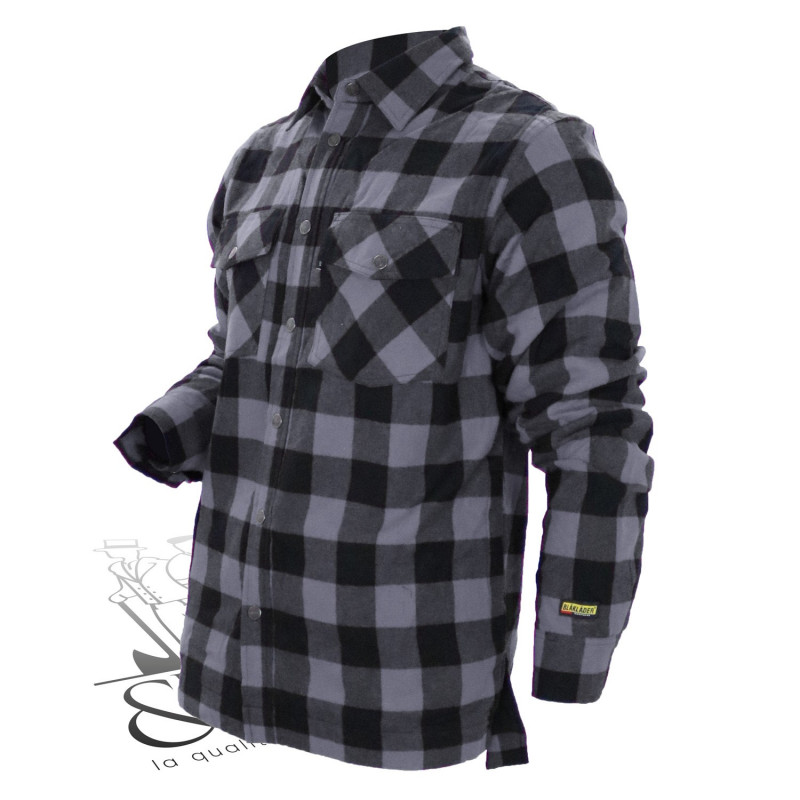 chemise hiver doublée Anthracite