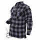 chemise hiver doublée Anthracite
