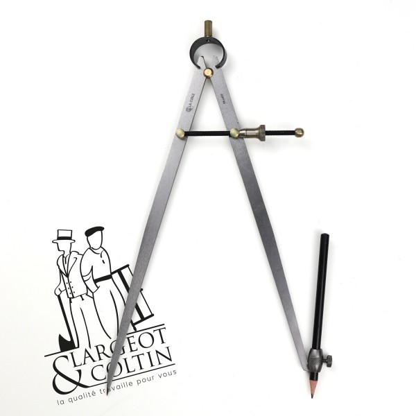Sharplace Équerres de charpentier Compas porte-crayon Outillage de mesure L 