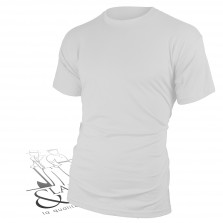 T-shirt de travail col rond blanc