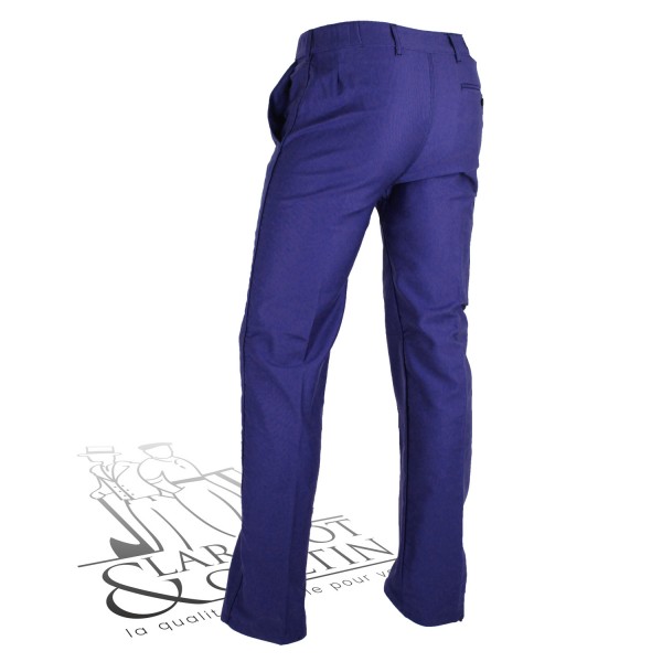 Pantalon de travail en moleskine bleu marine 2 