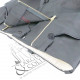 Bermuda moleskine FHB gris