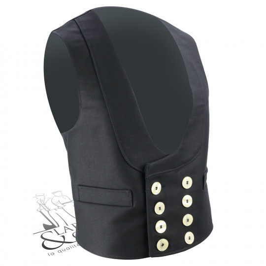Gilet tailleur moleskine FHB Noir