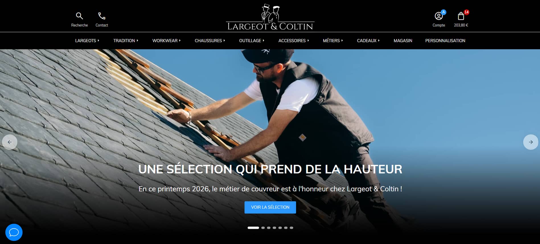 Site internet Largeot & Coltin