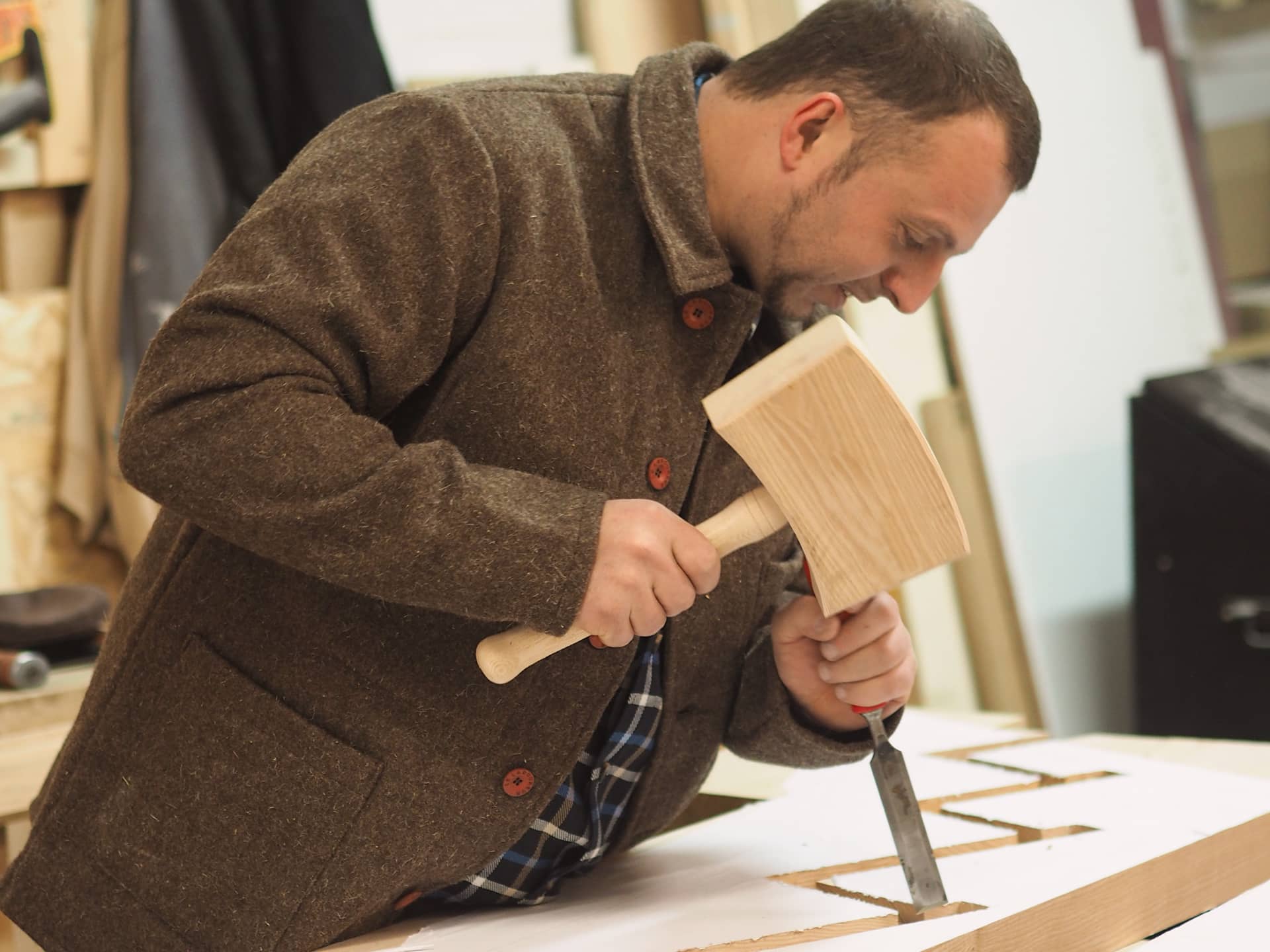 Veste en laine Burel 100% naturelle et fabriquée en France Le Laboureur