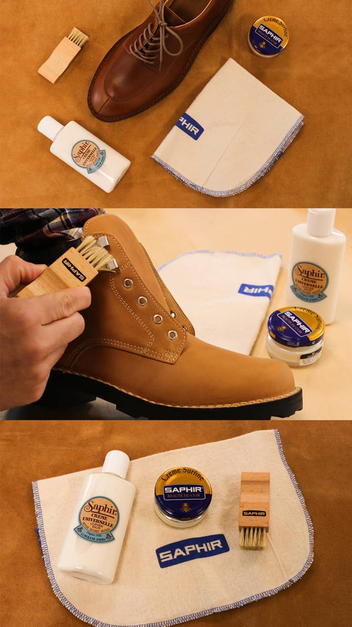 Entretien des chaussures de gatines