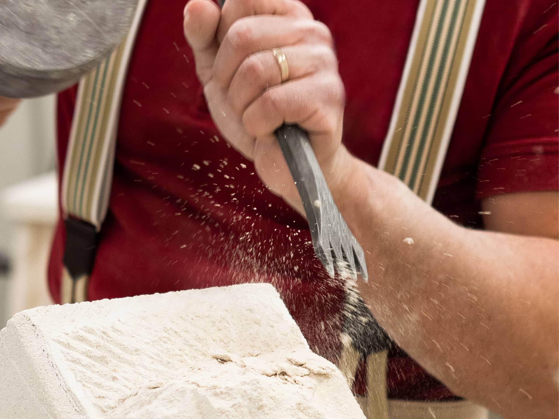 Utilisation d'une gradine Guillet