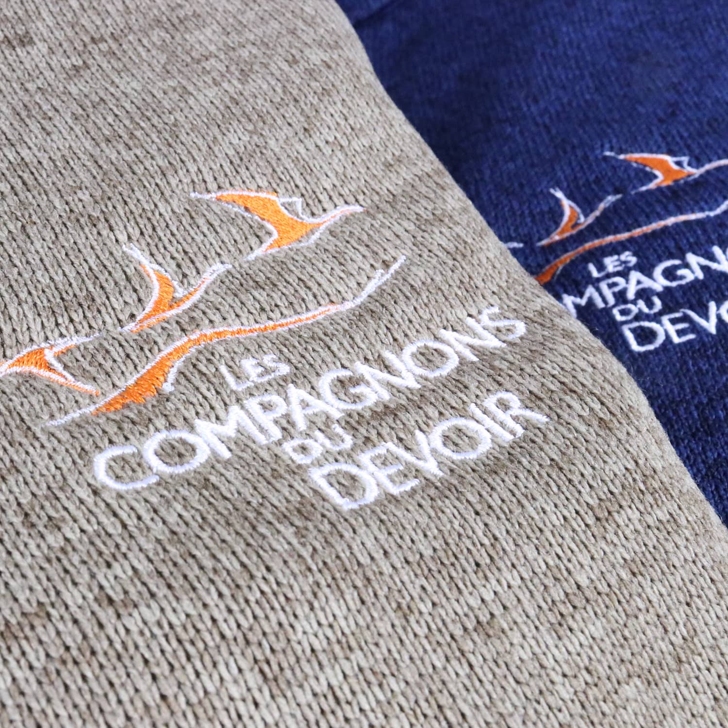Broderie pour Les Compagnons du  Devoir