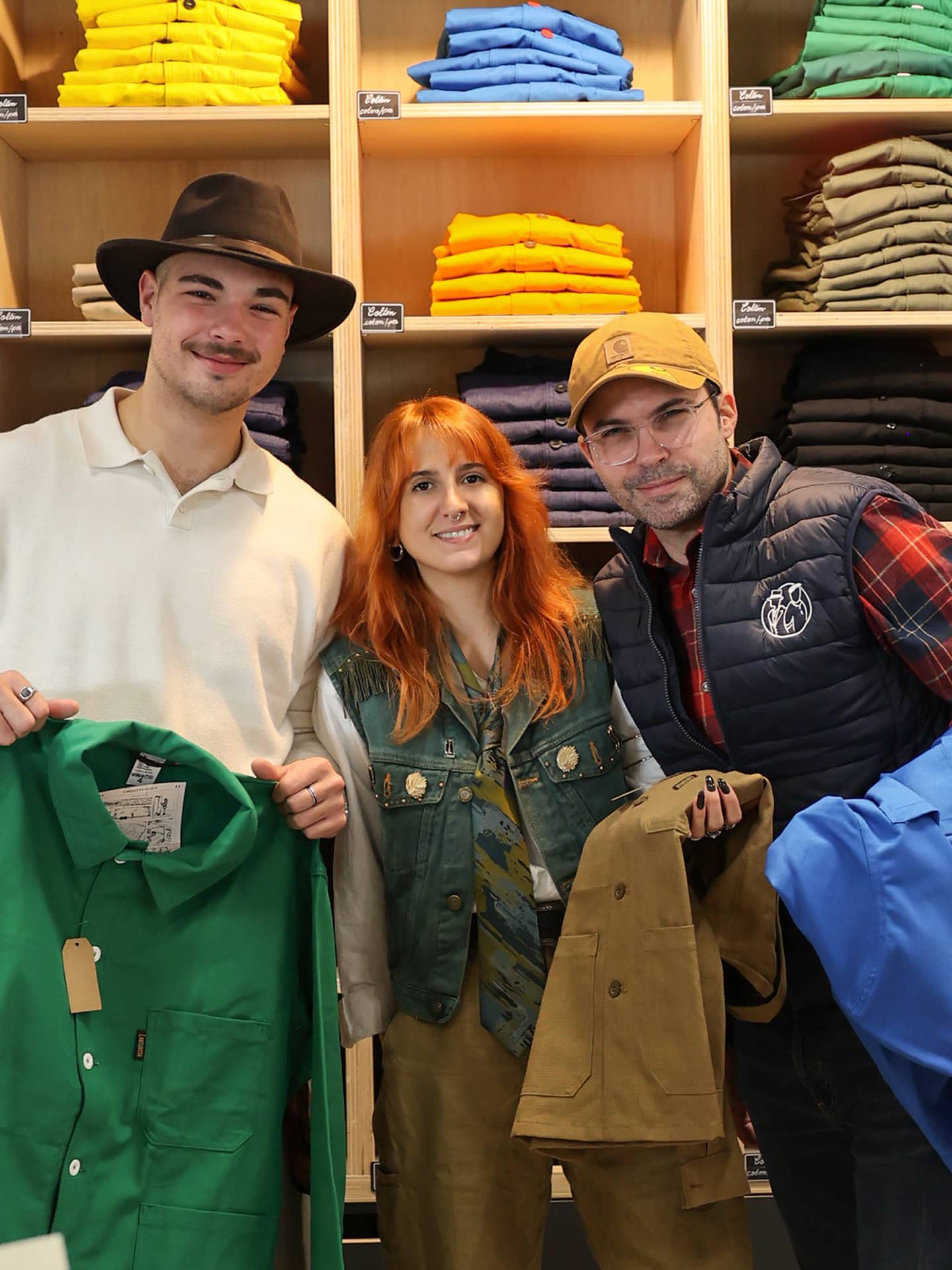 Matis, Maxime et Romuald du Magasin Largeot & Coltin