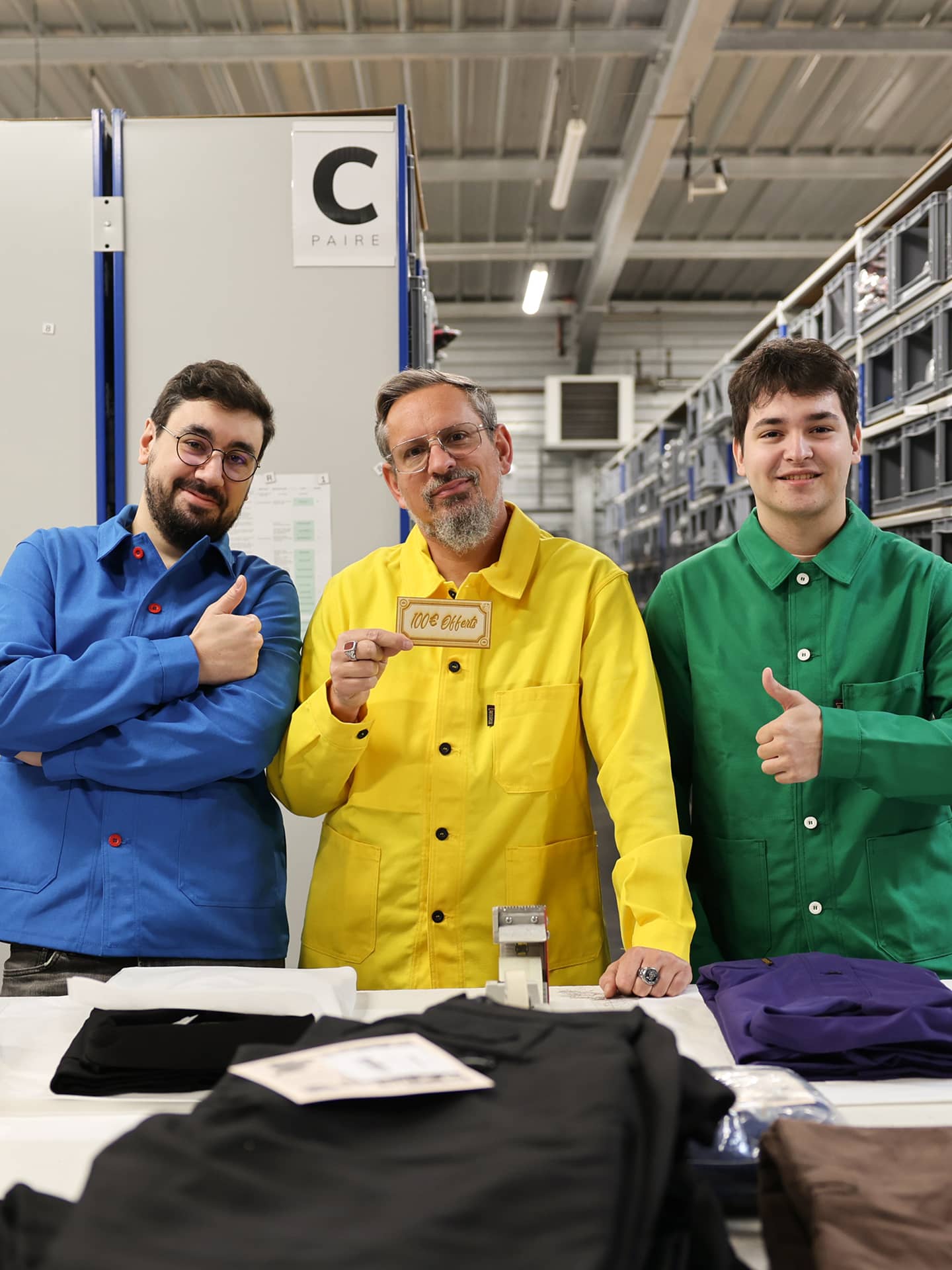 Alexandre, Damien et Nathan de Largeot & Coltin