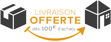 Frais de port offert pour toute commande de plus de 100€